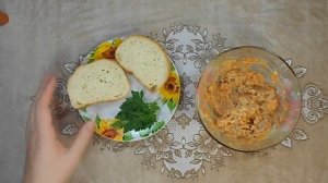 бутерброды с селедкой и морковью / beterbrod fish