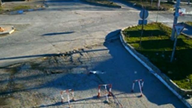 Перекрёсток в Щёлкино, 01.01.2015, ч.3 - видео с камеры 2 смотреть онлайн