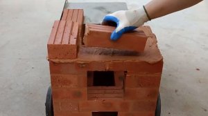 Как сделать уличную дровяную печь с духовкой из красного кирпича