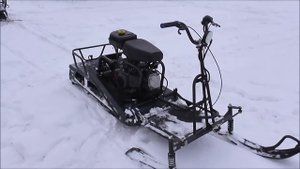 Мотобуксировщик Сигма-2-GY с двигателем GY6-150 типа "скутер"
