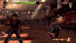 Mortal Kombat 9 Freddy Krueger Фаталити бабалити концовка игры X Ray