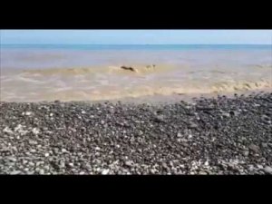 Жители Крыма сообщают о сливе канализации в море недалеко от Алушты