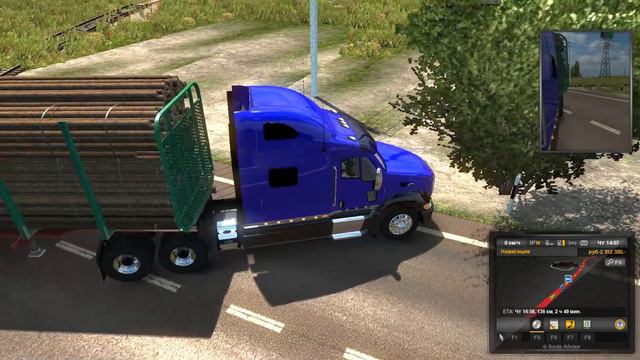 202.1/ ETS 2 V1.30/ Peterbilt 387/ Суровая Россия Байкал R-20/ Лондоко - Аур смотреть онлайн