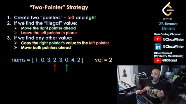 LeetCode 27 - Remove Element - Java Solution and Explanation смотреть онлайн