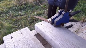 Создание простого ножа своими руками из листа металла!!!