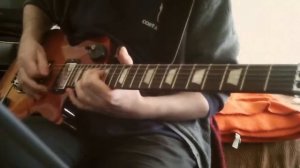 Gibson les paul  studio floyd rose demo, test with a slow blues track (2016) red button to subscrib