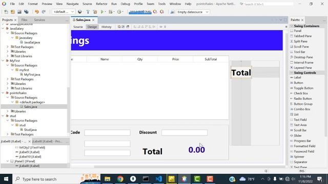 Point of Sales System Using Java Mysql Part 1 смотреть онлайн