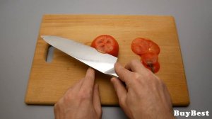 ЛУЧШИЕ КУХОННЫЕ НОЖИ с АЛИЭКСПРЕСС | Кухонный нож Yarenh из дамасской стали и VG10 | ОБЗОР и ТЕСТ.