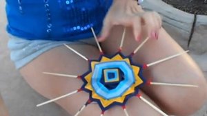 Мастер-класс по плетению мандалы Натальи Новицкой. Урок 4 - лучи