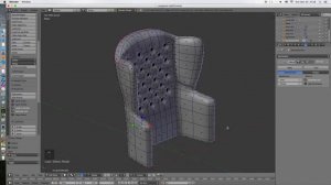 Wingback Baroque Royal Style Chair – Blender 3D. Part 1 of 2 – modeling