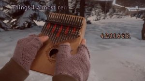 Once Upon A December (OST "Anastasia") #tabs #cover #калимба #kalimba #разбор #табы #кавер