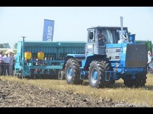 Работа посевной техники Выставка Золотая Нива-2013