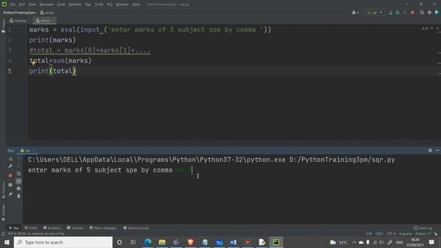 Core Python Programming - 23 sep 2021 ||  examples of conditional statement