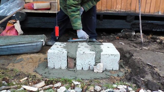 Простой фундамент для пристройки. Ремонт старого фундамента.