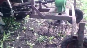 Уборка картофельной ботвы