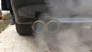 Выхлоп, прямоточная банка «Ulter sport» на BMW E39 528і