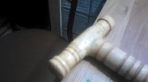 Из 3 частей,крепкая трость на токарном станке по дереву