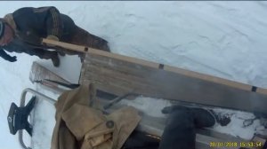 Ski Doo Skandic 550 перевозка снегохода с нартами.