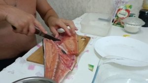 Простой, но вкусный рецепт засолки красной рыбы ( нерка).