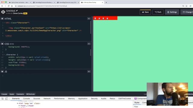 Sprite sheet animation tutorial with HTML and CSS
