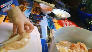 Карпачо из курицы на новогодний стол.