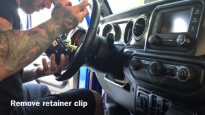 Jeep Wrangler  JL JT steering wheel removal, replacement