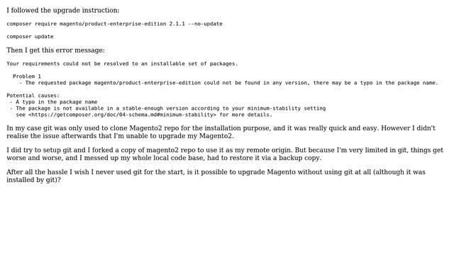 Magento: How to upgrade Magento 2 when Magento was installed via GIT? (2 Solutions!!) смотреть онлайн