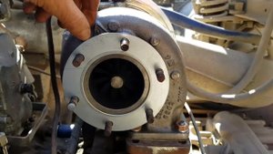 Установка турбины от MAN-510л.с.на ямз-238д. Преображение двигателя.