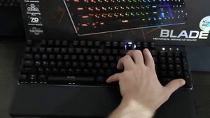Рвбота подсветки клавиатуры Z BLADE Kailh Red