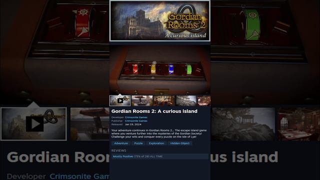 Gordian Rooms 2 A curious island New or Trending Game