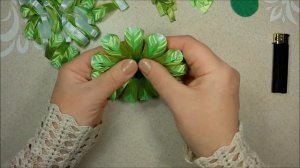 Хризантемы из узкой ленты 0,6 см, канзаши Мк / DIY