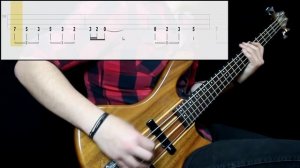 Yes - Roundabout (Bass Cover) (Play Along Tabs In Video)