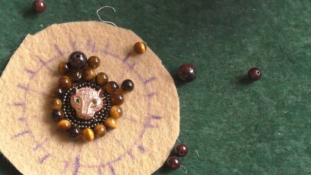 Эффектный кулон с Леопардом. Мастер класс