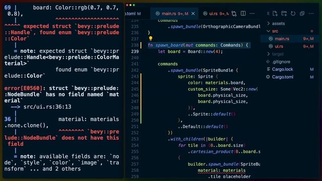 Upgrading 2048 to Bevy 0.6  | Rustlang Let's Code
