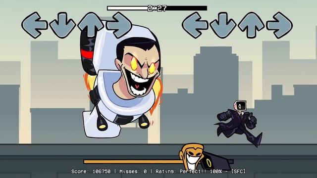 Prey but Titan Speakerman, G-Man Toilet and Cameraman Sing It ? (FNF Skibidi Toilet Cover + Reskin) смотреть онлайн