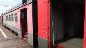 Электропоезд ЭД4М-0211 платформа 214 км 30.05.2020