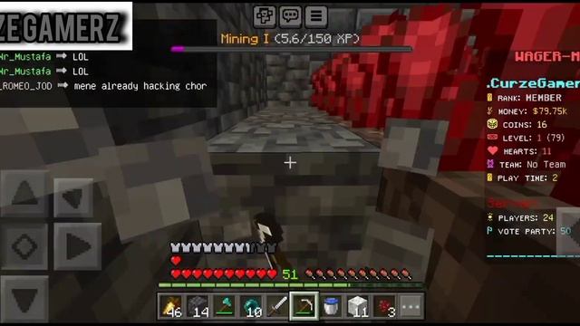 At last I become the richest player of this server - Fire MC|Minecraft gameplay|#wangermaniknetwork