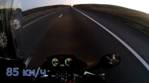 Замер максимальной скорости на Yamaha YBR 125