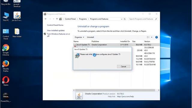 Uninstall Java Control Panel on Windows 10 смотреть онлайн