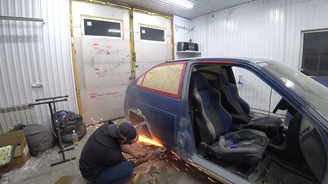 Задние крылья из стекловолокна на ВАЗ 21123 КУПЕ. Ништяки приехали. смотреть онлайн