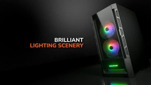 Duoface RGB Gaming Case - Brilliant Lighting Scenery and Excellent Cooling Performance