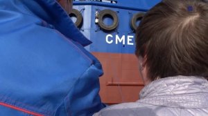 Этапы строительства самоходной грунтоотвозной шаланды "Смелая"