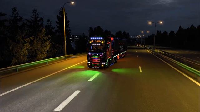 Euro Truck Simulator 2 Led Light Mod Game Play    2022  LED MOD   Ets2Mods
