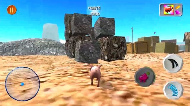 СИМУЛЯТОР СВИНЬИ #4 ??? Свинья бегает, все ломает, заправку взрывает. Играем со свиньёй смотреть онлайн