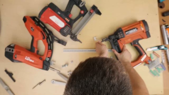 HILTI vs. LIXIE HYBEST. Монтаж за 1 секунду. Сравнение газовых монтажных пистолетов по бетону.