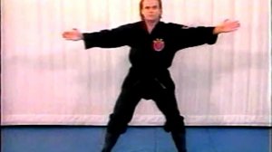 Демонстрация техники ниндзюцу.