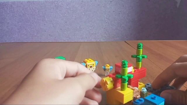 Обзор Lego Minecraft 21164 "The Coral Reef" смотреть онлайн