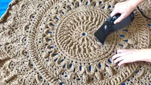 ВТО ковров из джута. how to wash a carpet made of jute. jute carpet care_[360p].mp4
