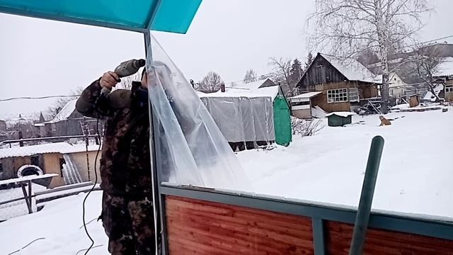 Что подарить куму?! Мангал своими руками. Снегопад. смотреть онлайн