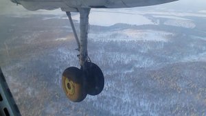 Посадка АН-24 Landing AN-24